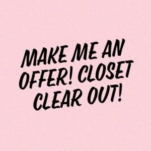 Closet Sale!! Same Day Shipping!!